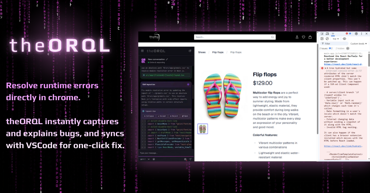 The Future of Frontend Debugging: A Technical Analysis of theORQL's Runtime Error Management